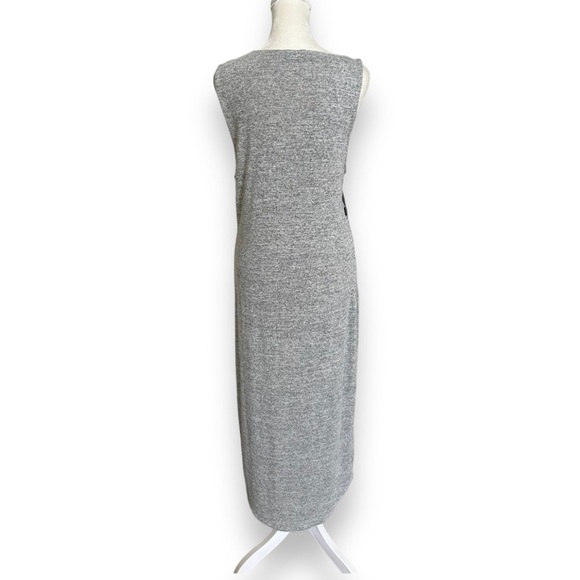 New Aritzia Wilfred Free Mariana Heather Gray Cutout Sleeveless Maxi Dress | L - Picture 7 of 11